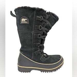 Sorel Tivoli High II black women's winter boots size 6
